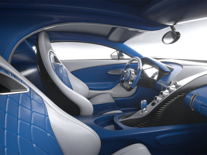 Bugatti Chiron Interior 
