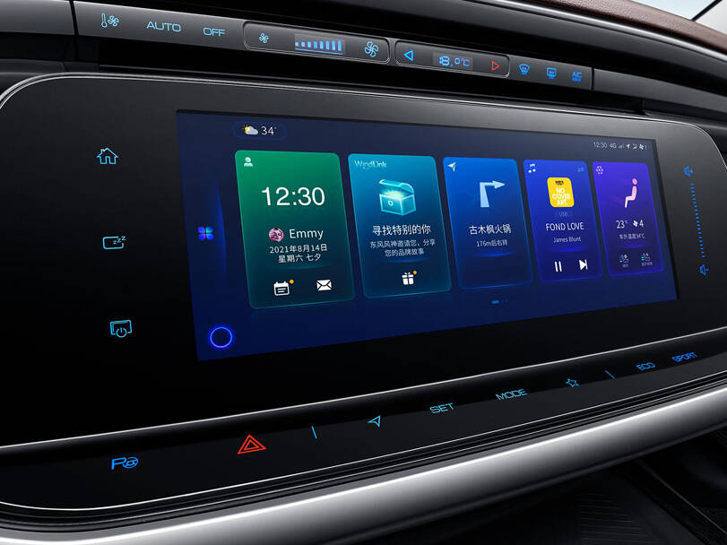 دونغفنغ شاين ماكس Interior 